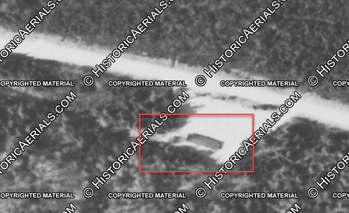 North Star Motel (Brevort Motel) - 1954 Aerial (newer photo)